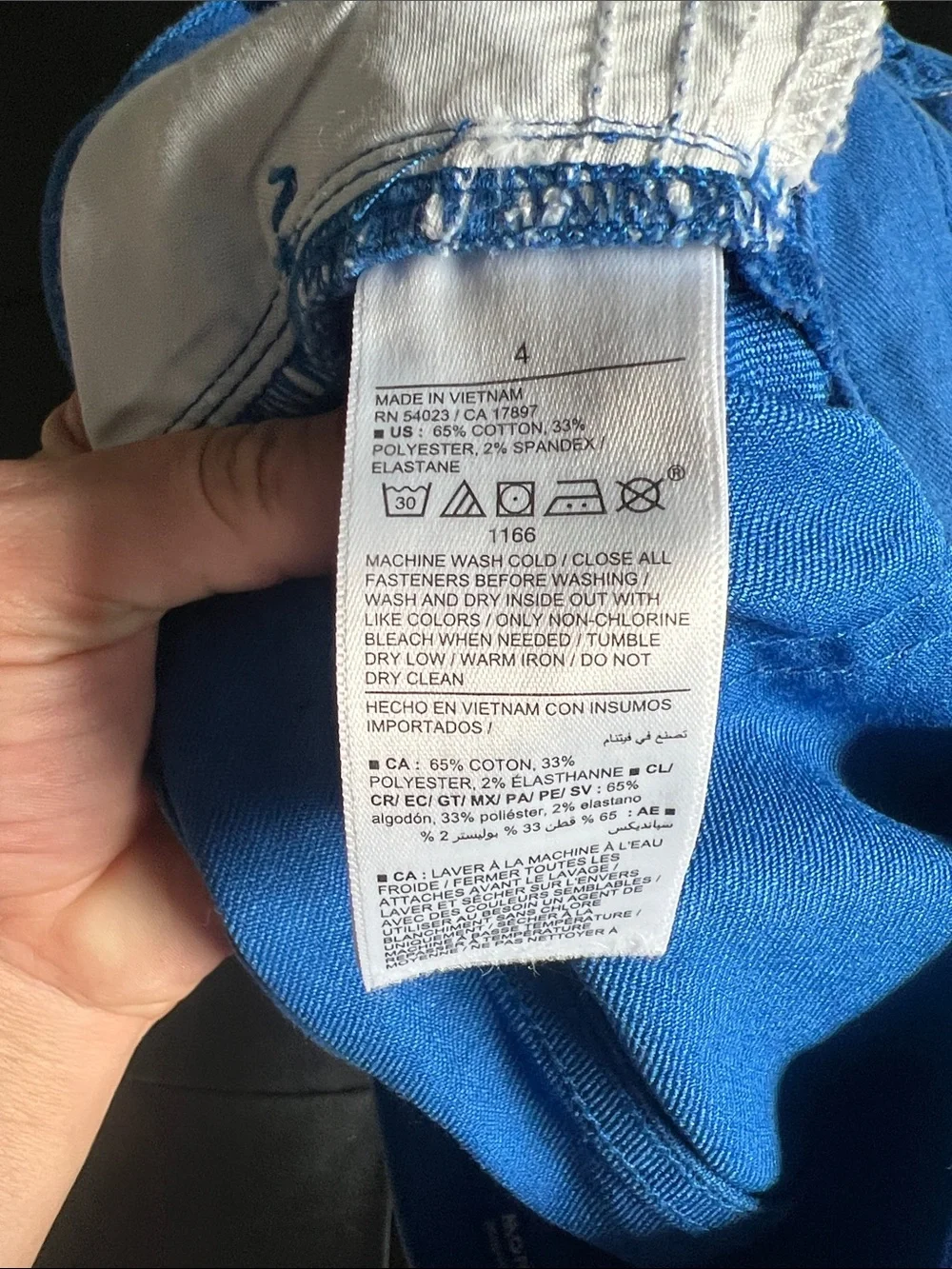 Old Navy Women's Bright Blue Denim Shorts